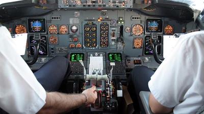 Airliner cockpit