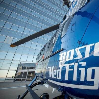 Boston Medflight Helicopter