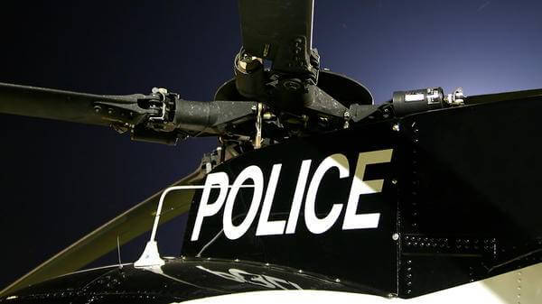 Police helicopter