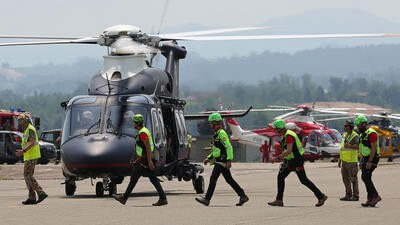 Helicopter crew