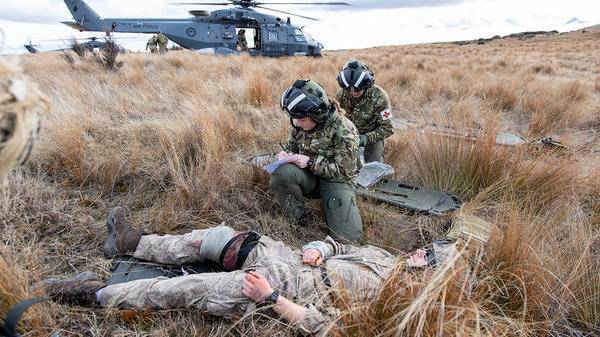 Helicopter crew