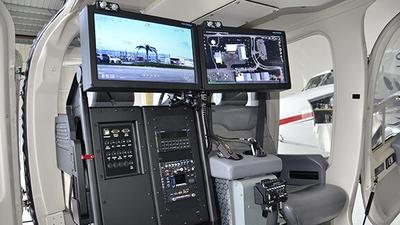 Bell 407 operating station