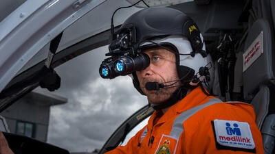 cornwall air ambulance night vision goggle