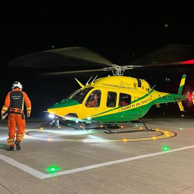 Credit Wiltshire Air Ambulance night-heli-and-para