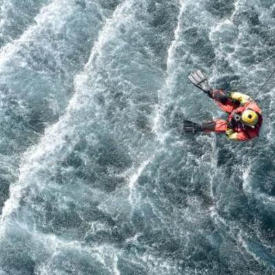 helicopter hoist rescue water