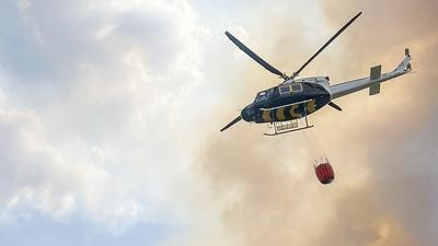 Helicopter aerial firefighting 