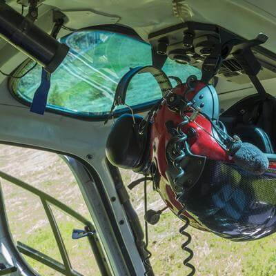 helmet helicopter cockpit safety