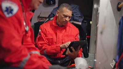 Paramedic on iPad