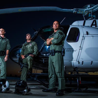 LAPD helicopter crew