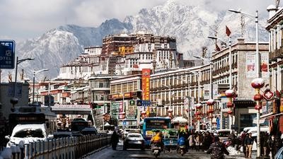 Lhasa old town, China