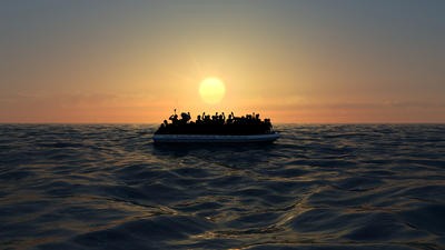 migrant boat mediterranean