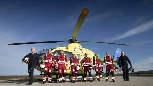 SCotland's charity air ambulance team