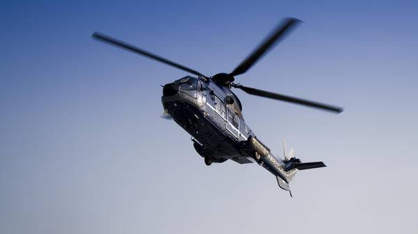 police helicopter bundespolizei