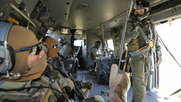 Helicopter crew