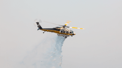 LA county fire helicopter