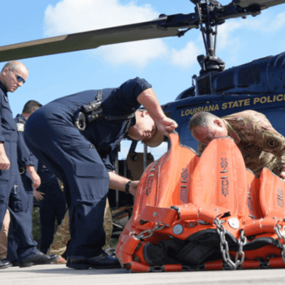 Louisiana National Guard, State Police conduct aerial firefighting training